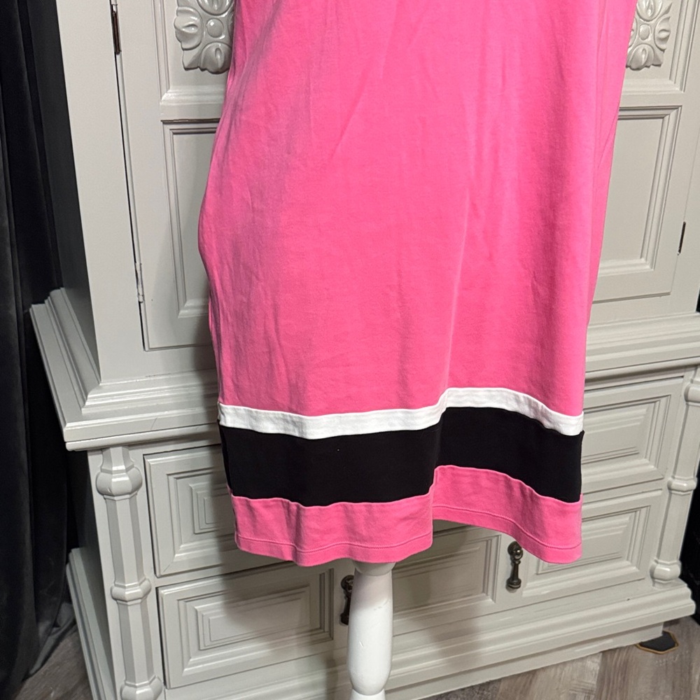 Pink & Black Halter Shift Dress - City Knits by New York & Company Size XL - Picture 6 of 12